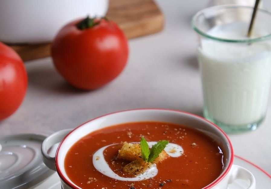 Geroosterde tomatensoep Geroosterde tomatensoep
