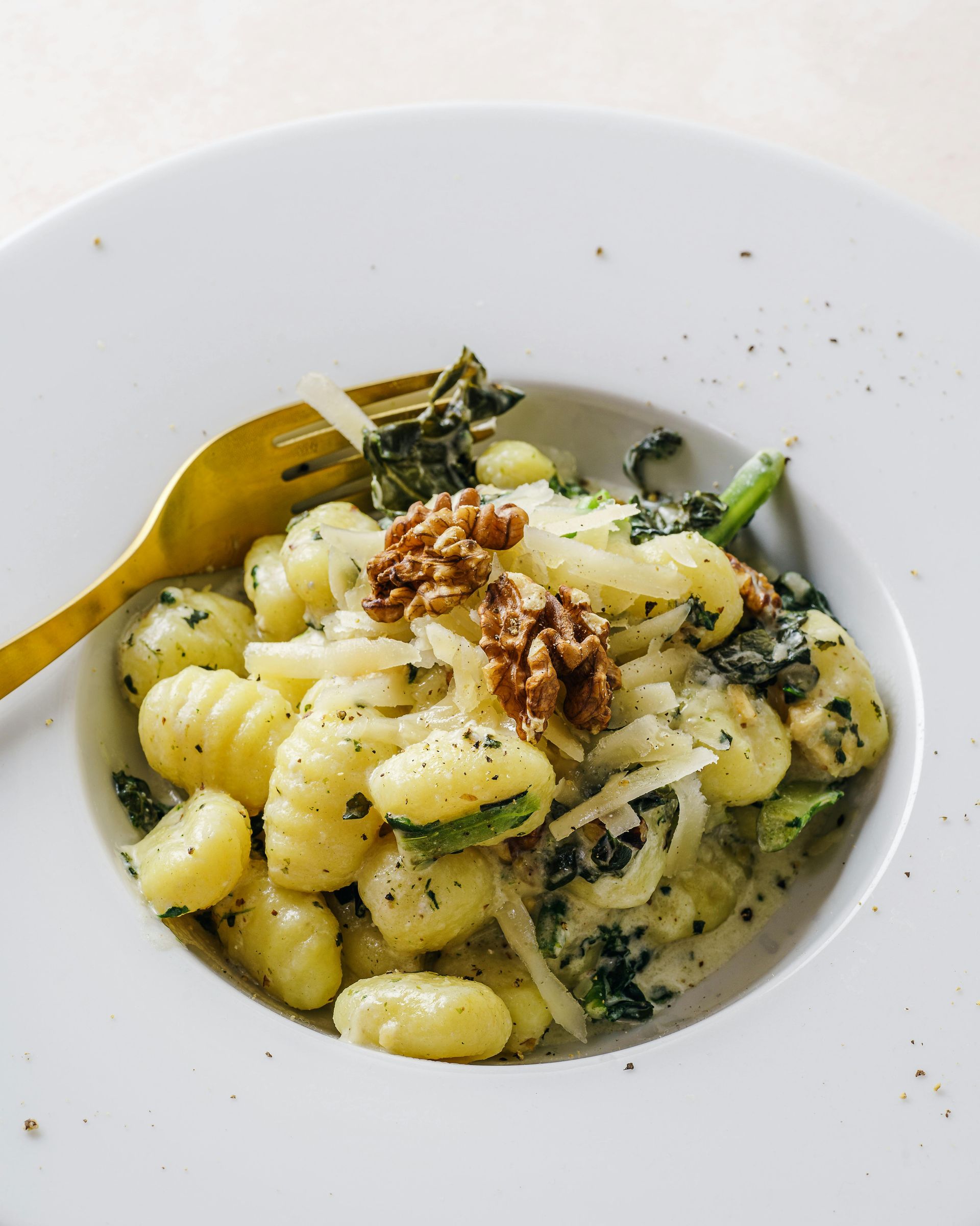 Gnocchi salsa di noci