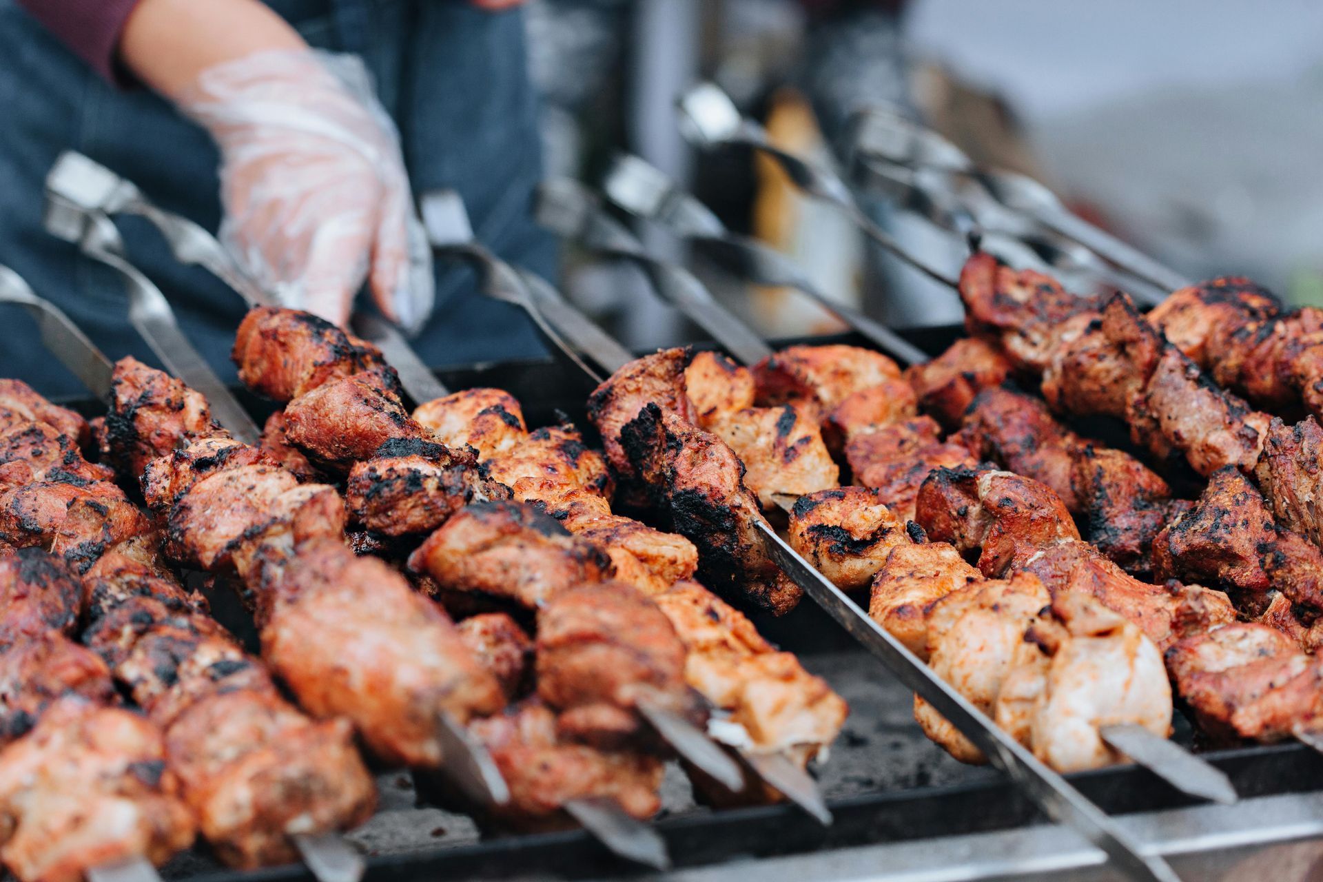 Go nuts ginger chicken skewer