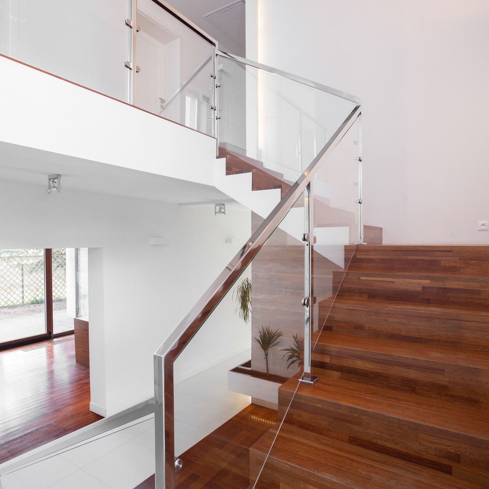 A Newly Installed Residential Glass Balustrades
