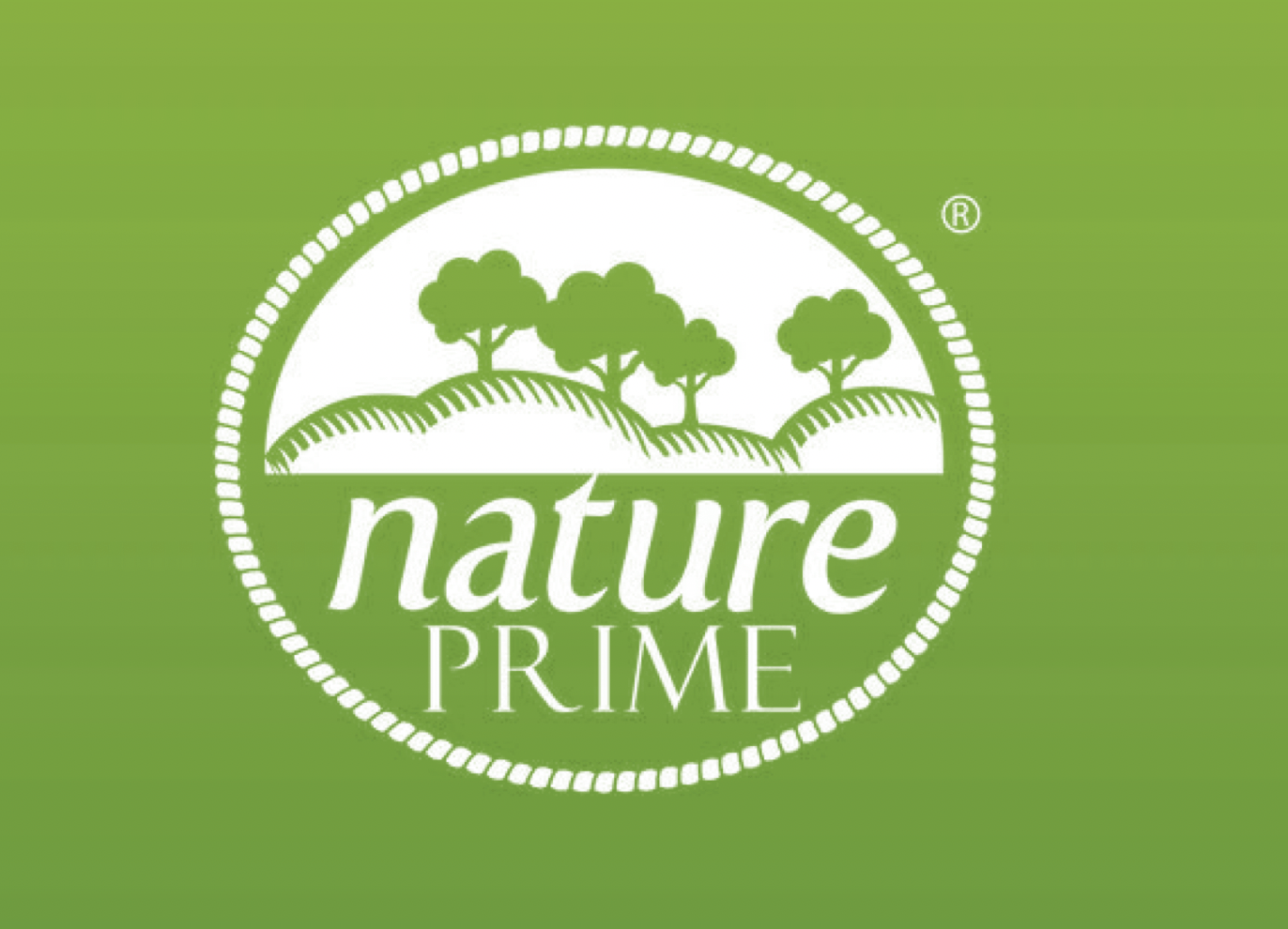Un logotipo de naturaleza primordial sobre un fondo verde.