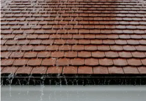 Telhado germânico à chuva Telhado germânico à chuva