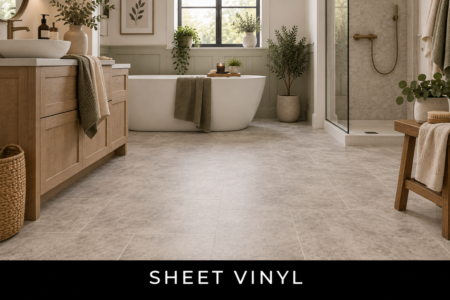 SHEET VINYL CUSHION FLOOR