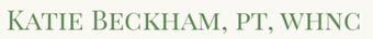 Beckham Physical Therapy and Wellness - Logo