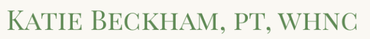 Beckham Physical Therapy and Wellness - Logo