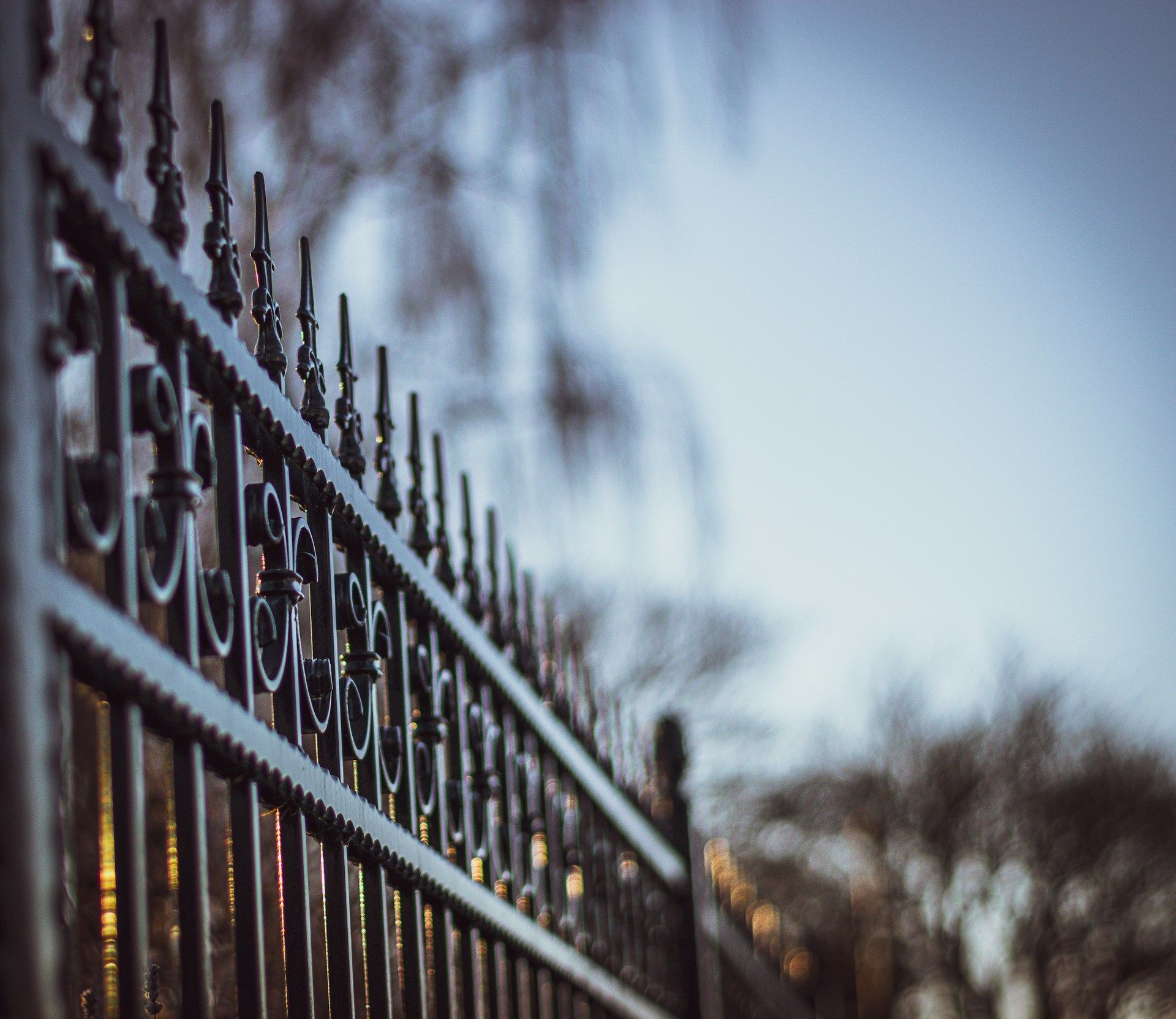 iron fence
