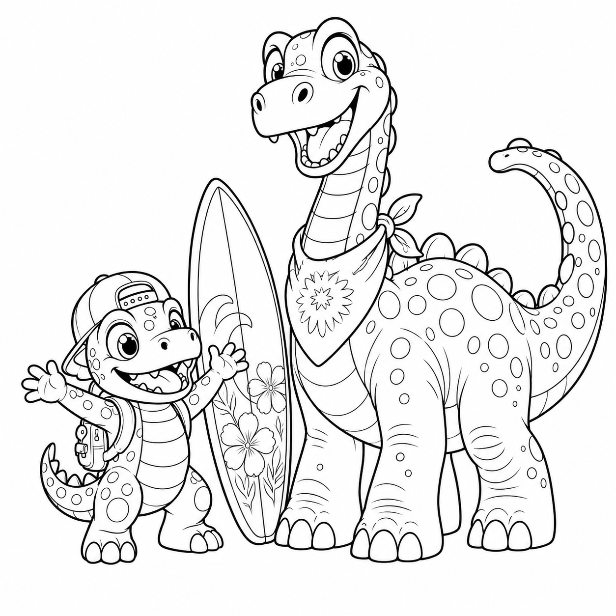 Roary The Raptor Free Coloring Pages