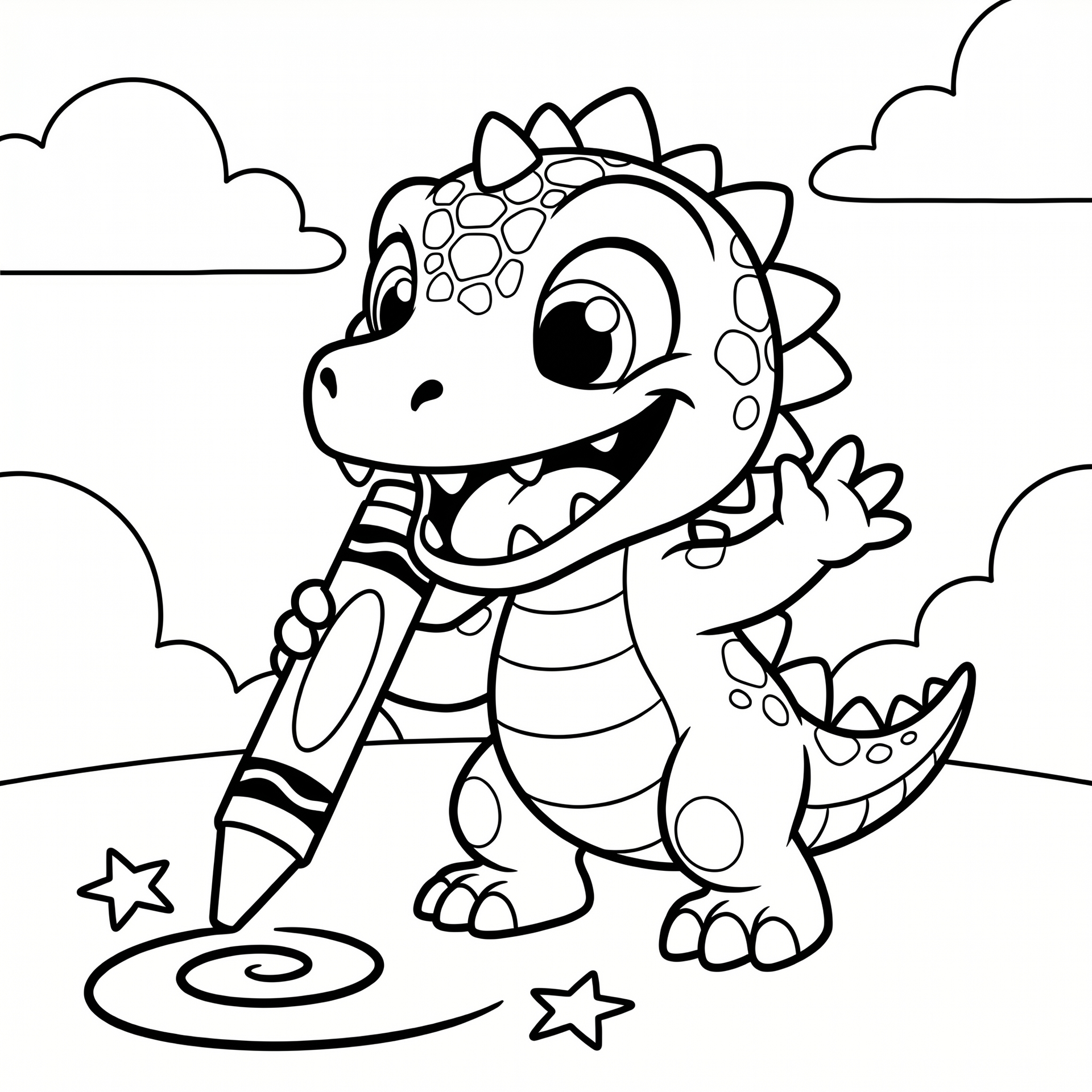 Roary The Raptor Free Coloring Pages