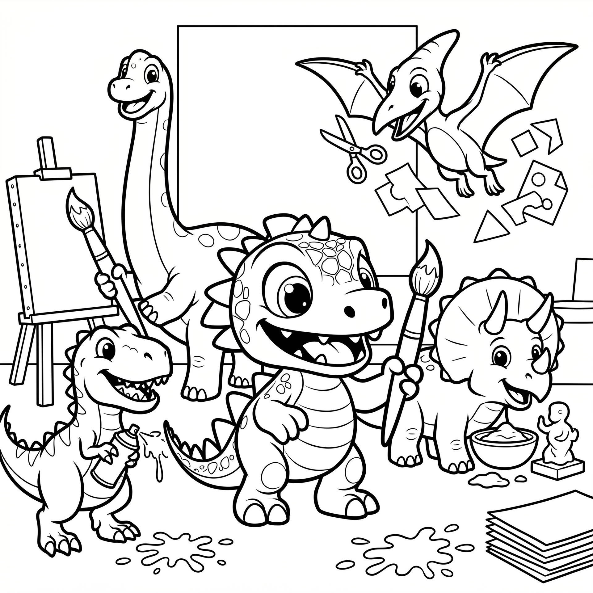 Roary The Raptor Free Coloring Pages