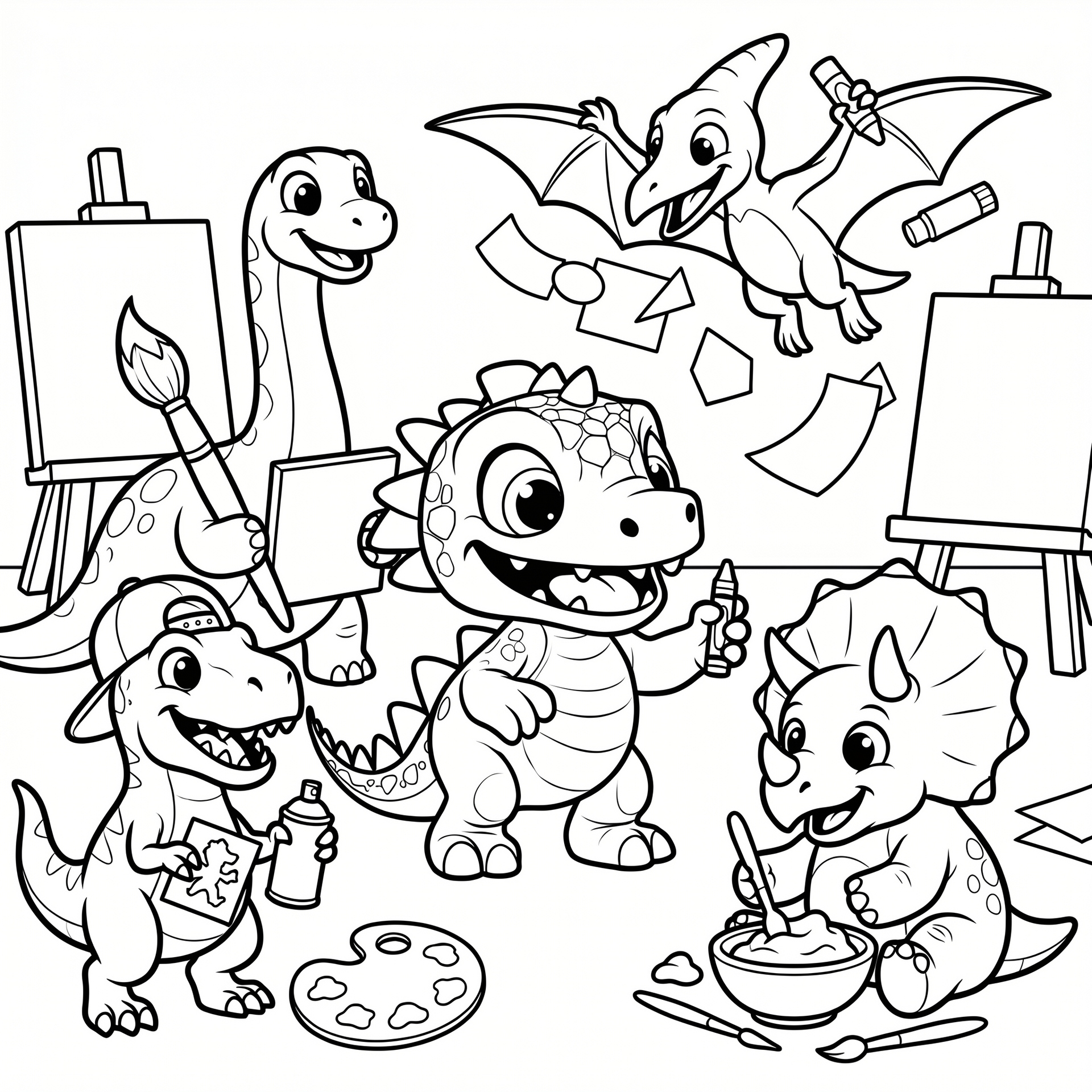 Roary The Raptor Free Coloring Pages