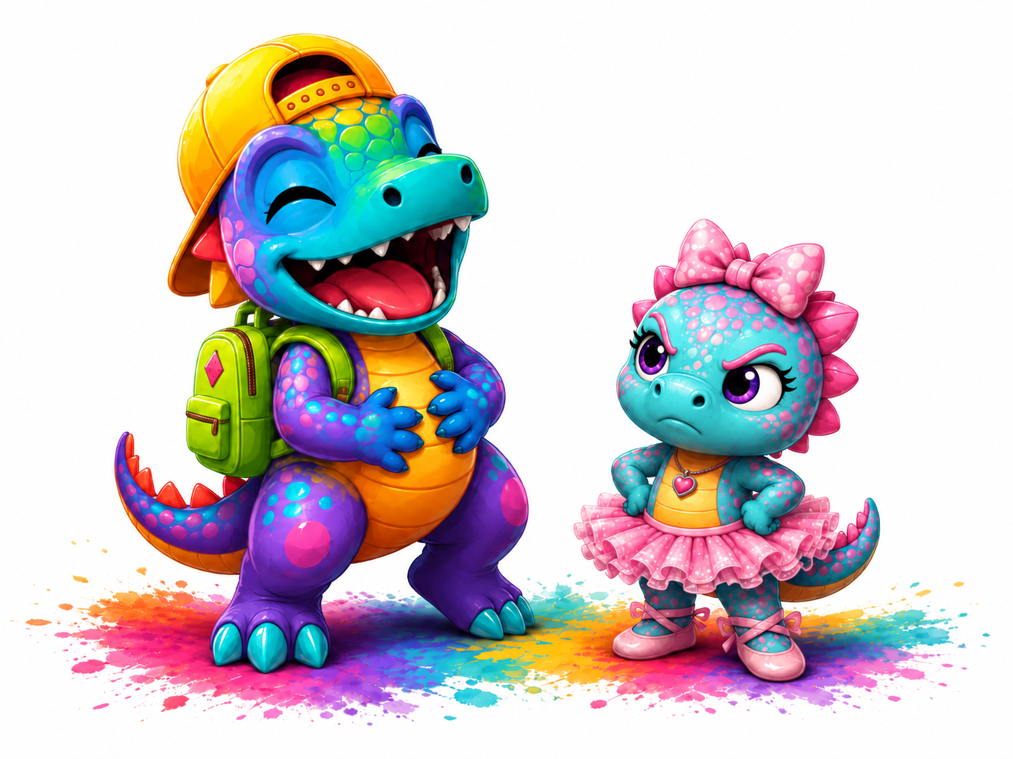 Roary The Raptor and his sister
