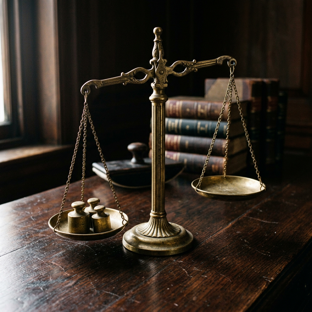 Scales of justice representing legal and permanent timeshare exit solutions — only legitimate exit pathways recommended
