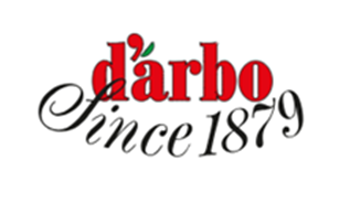 The word darbo is written in red on a white background