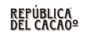 A logo for republica del cacao single origin chocolate