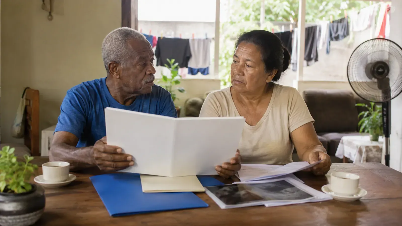 Casal organiza documentos para isenção de IR por doença grave