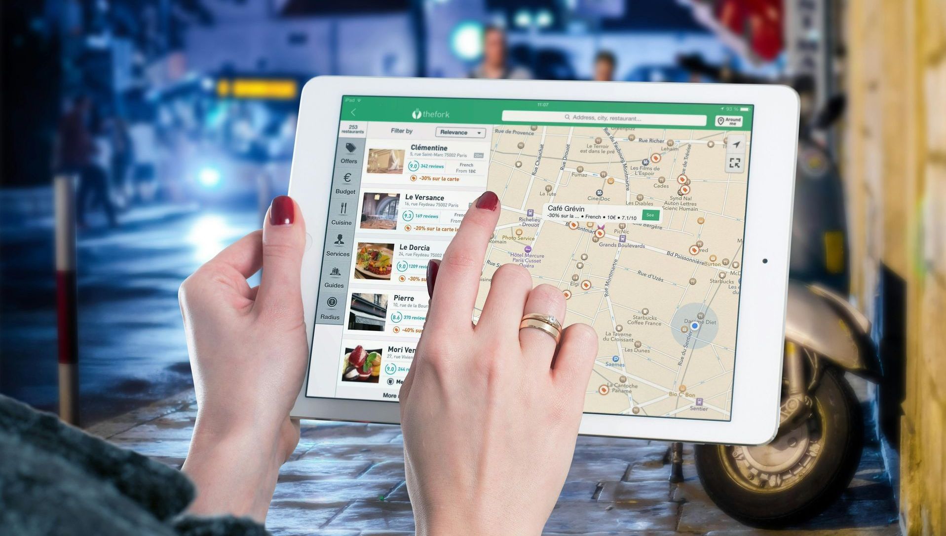 Oklahoma City Map Listing, Google Maps.