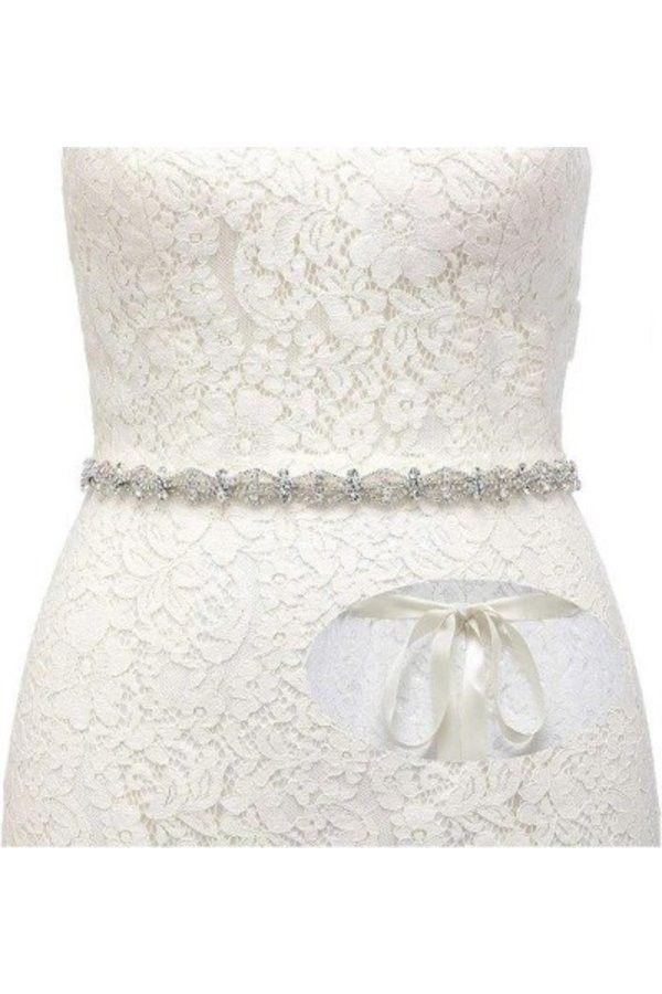 Crystal Rhinestone Bridal Belt Sash – Elegant Sparkle Waist Accent