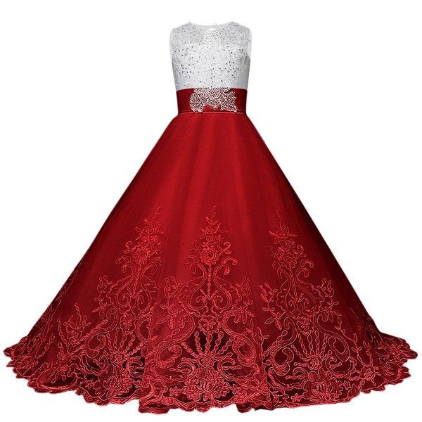 Adorable Lace Flower Girl Dress with Train