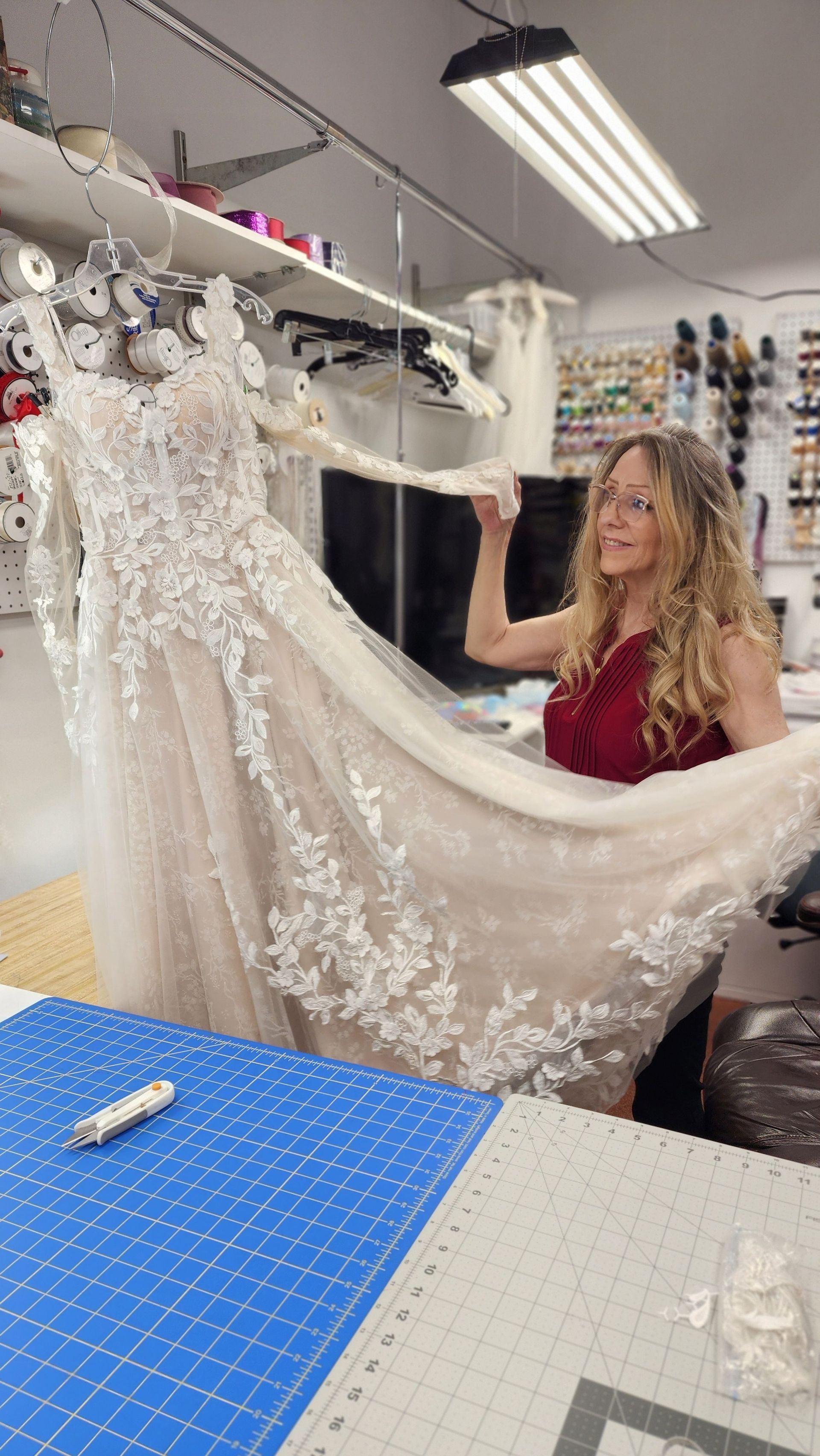 bridal alterations for wedding dress at beyond le veils bridal vancouver, wa