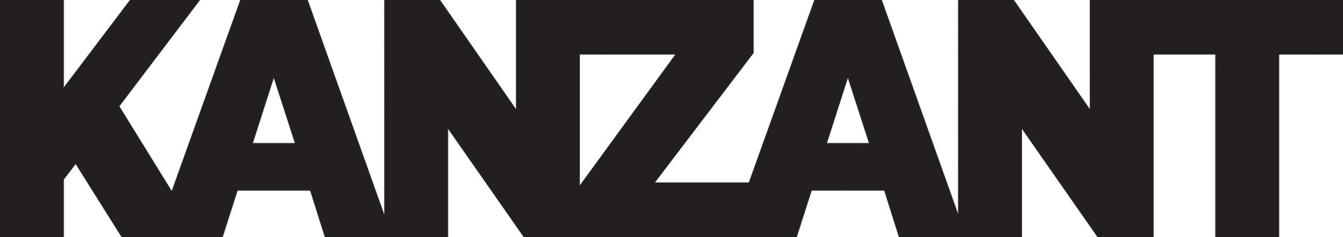 Black stylized wordmark reading “KANZANI” on a white background