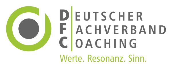 A logo for a company called deutscher fachverband coaching