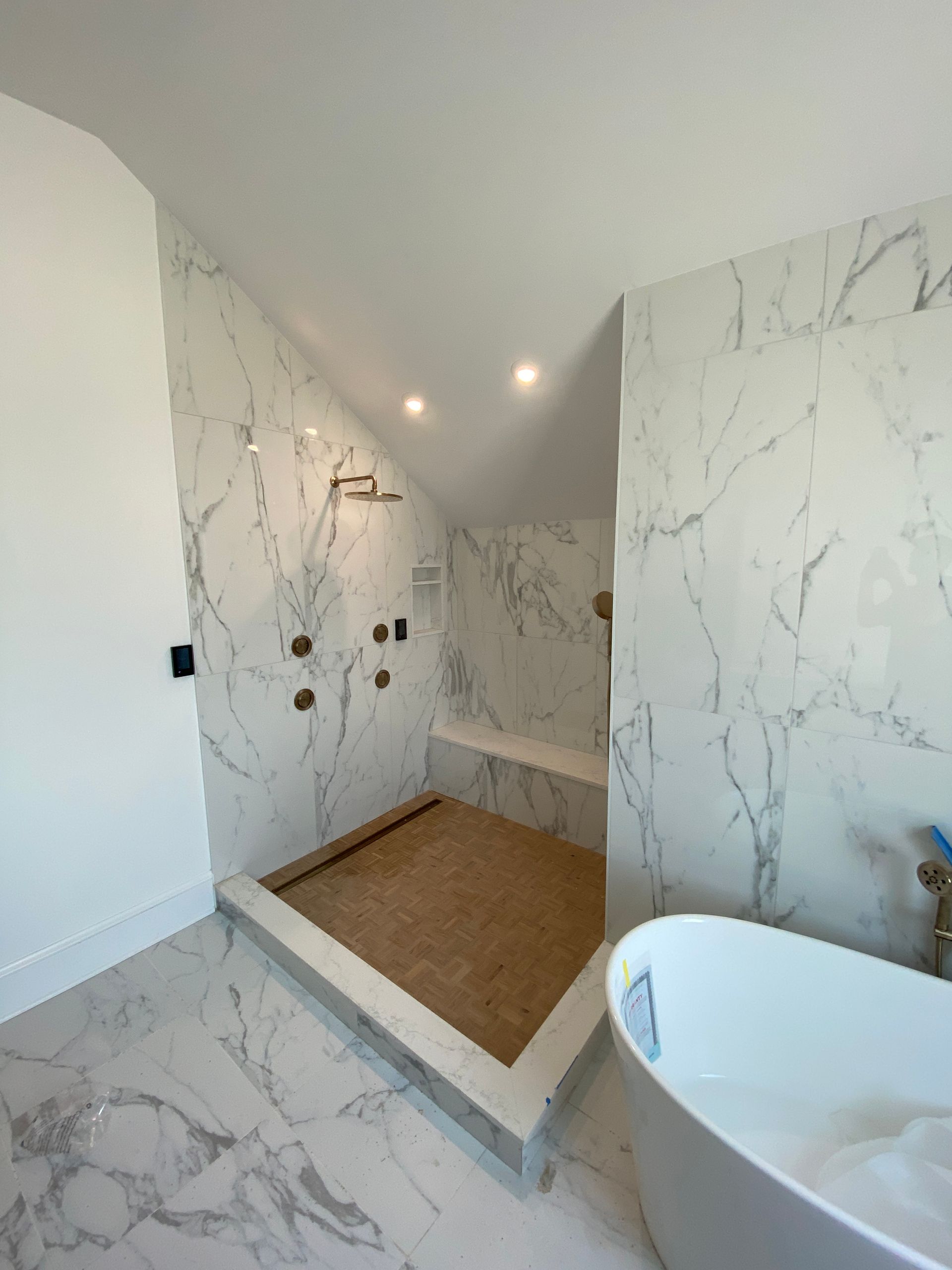 open shower concept