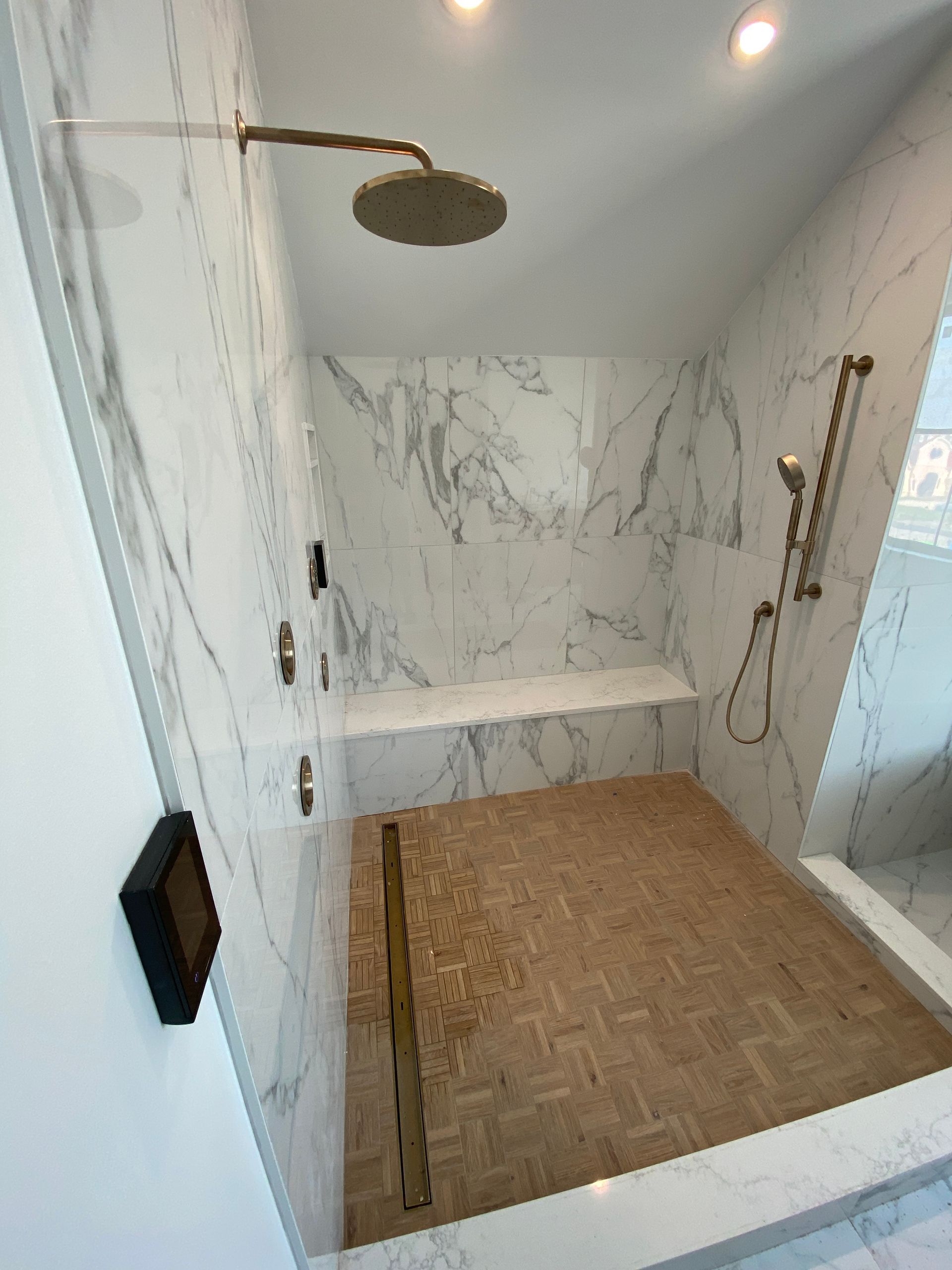 open shower concept