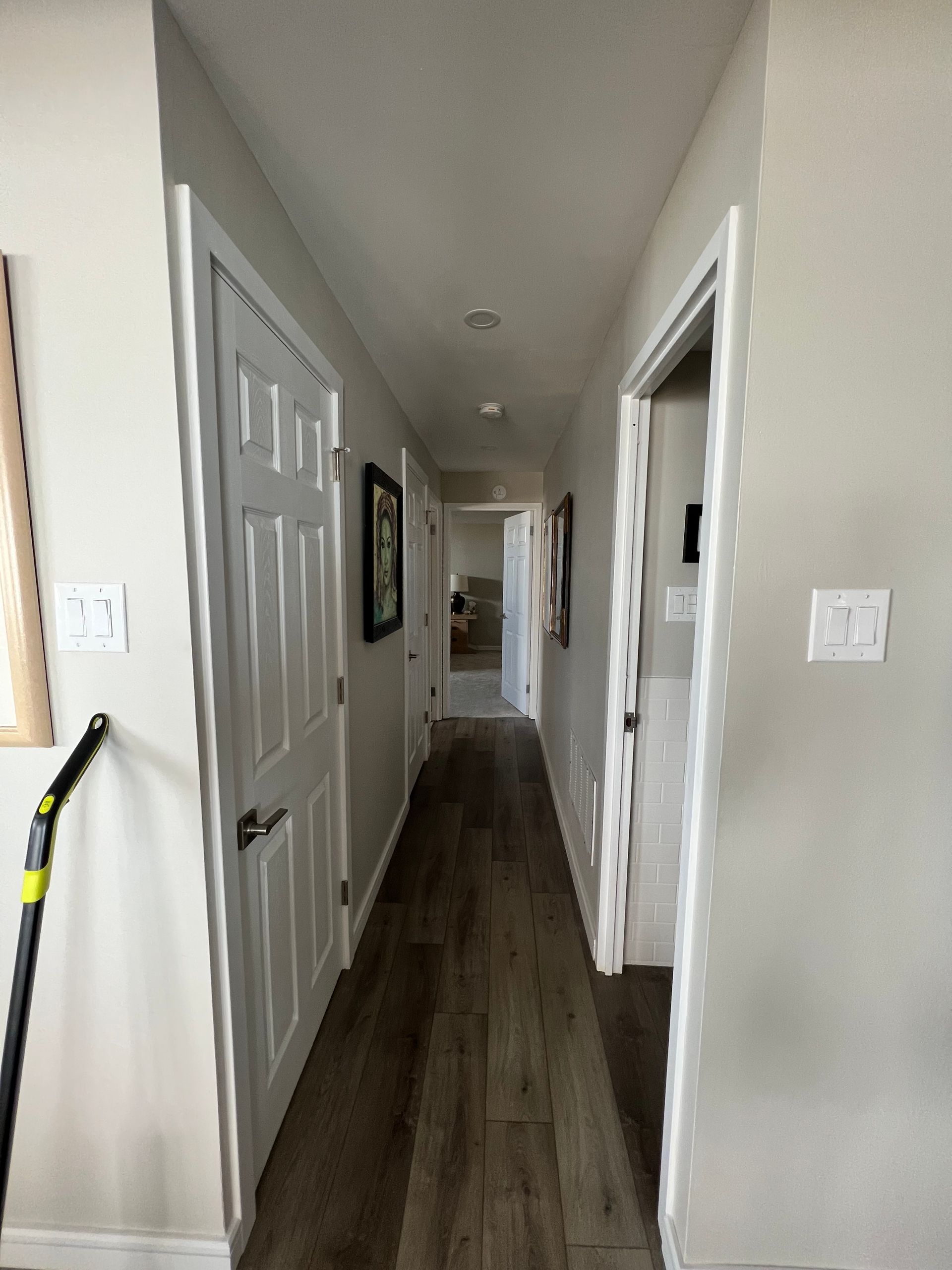 wood floor corridor