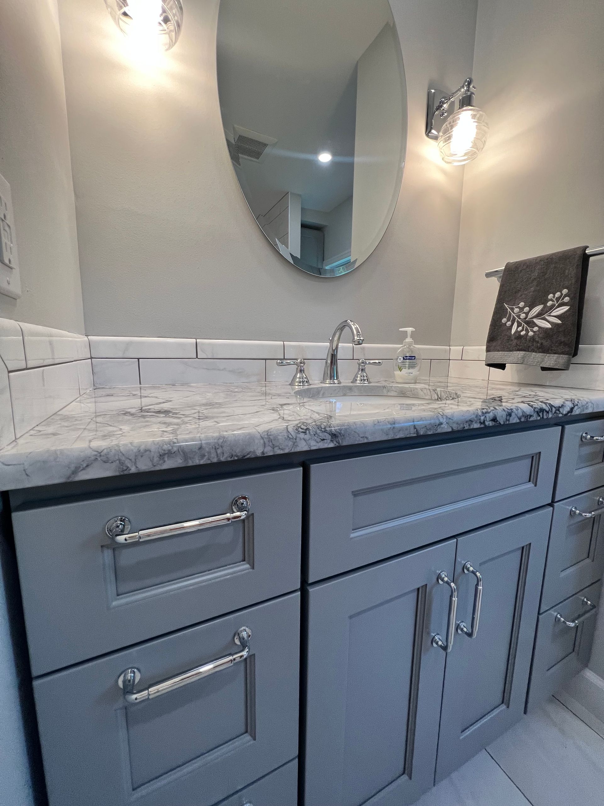 bathroom mirror
