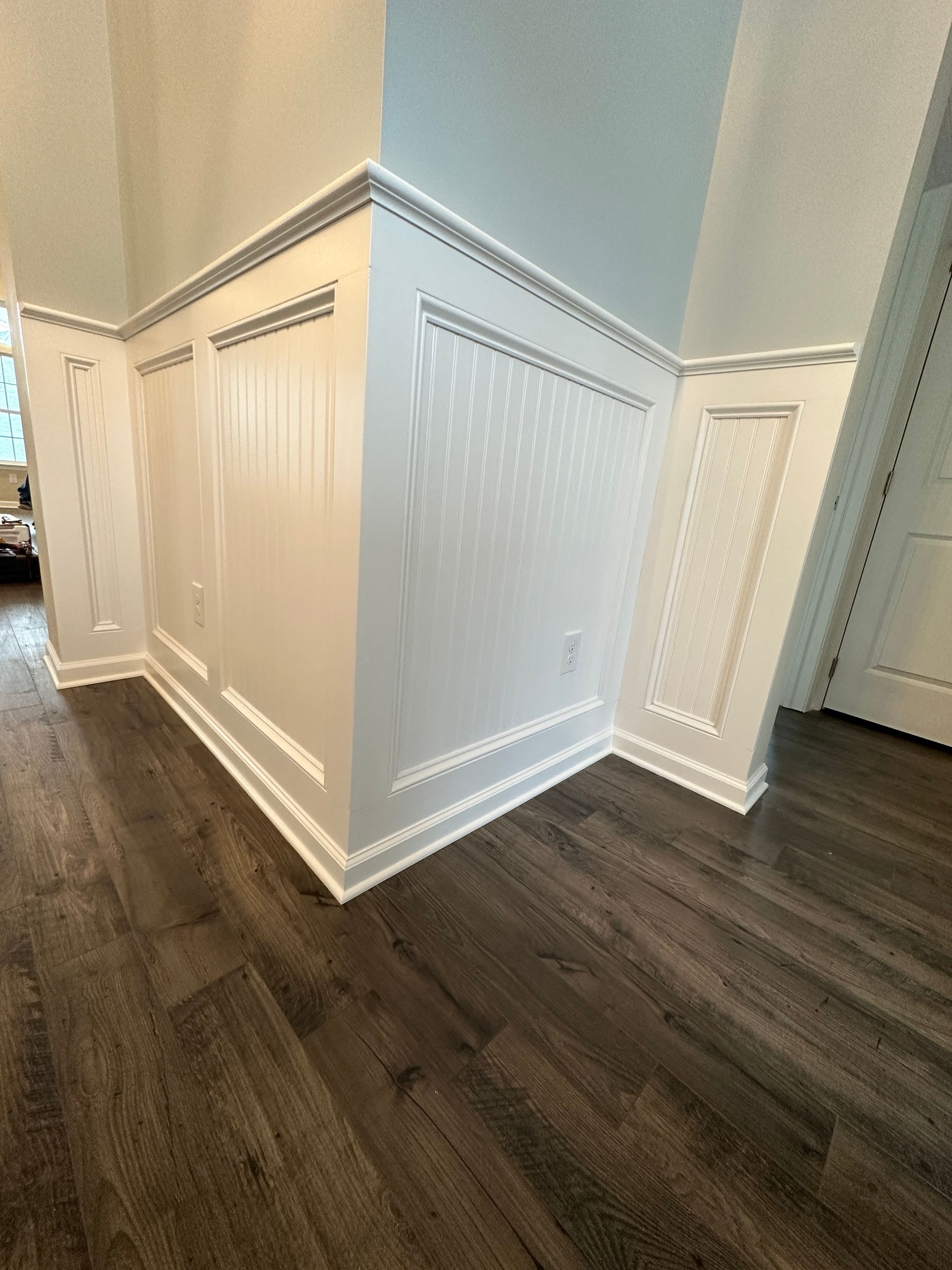 decorative mouldings on wall