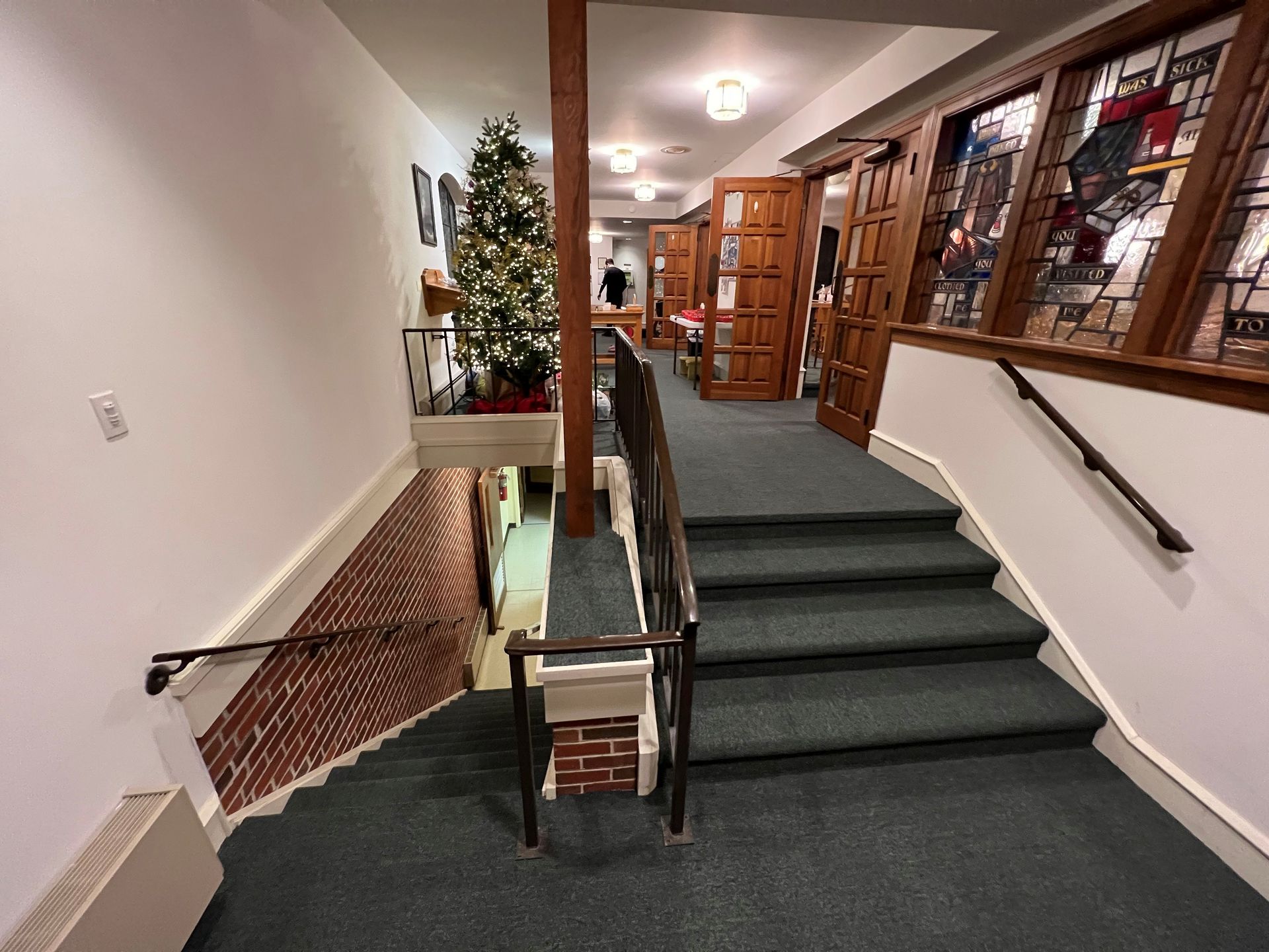 carpeted floors stairs