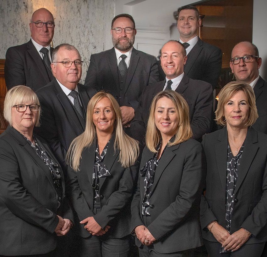 Back Row: 
John Riggans, Paddy Grace, William Smith, Liam Rogers, Calum McCutcheon, Barry Whalen 
Front Row: 
Sheila Cree, Margo Masson, Jennifer Whalen, Donna Baillie 