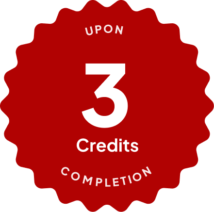 Badge: 4 Credits Upon Completion
