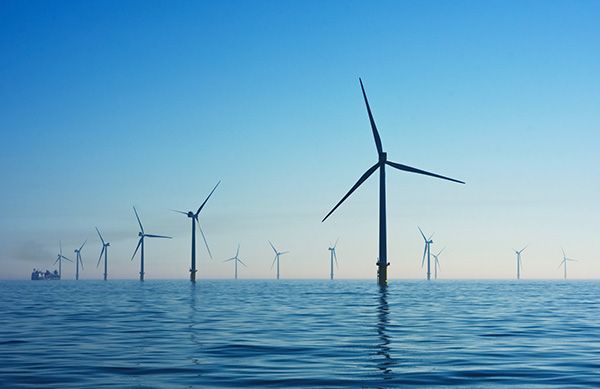 windmolens op zee