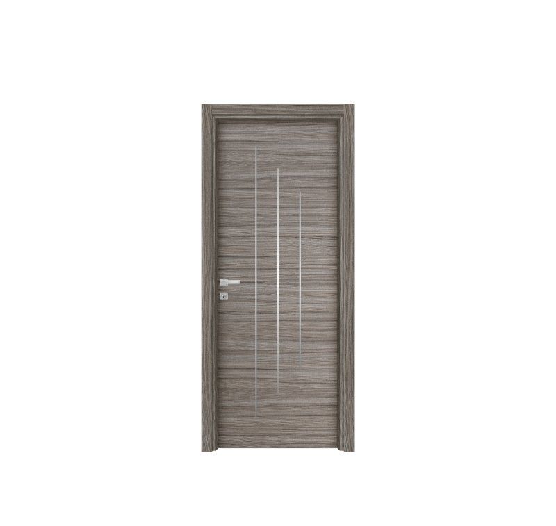 Porta con linee geometriche