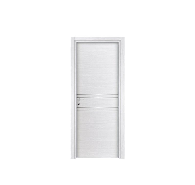 Porta bianca con linee
