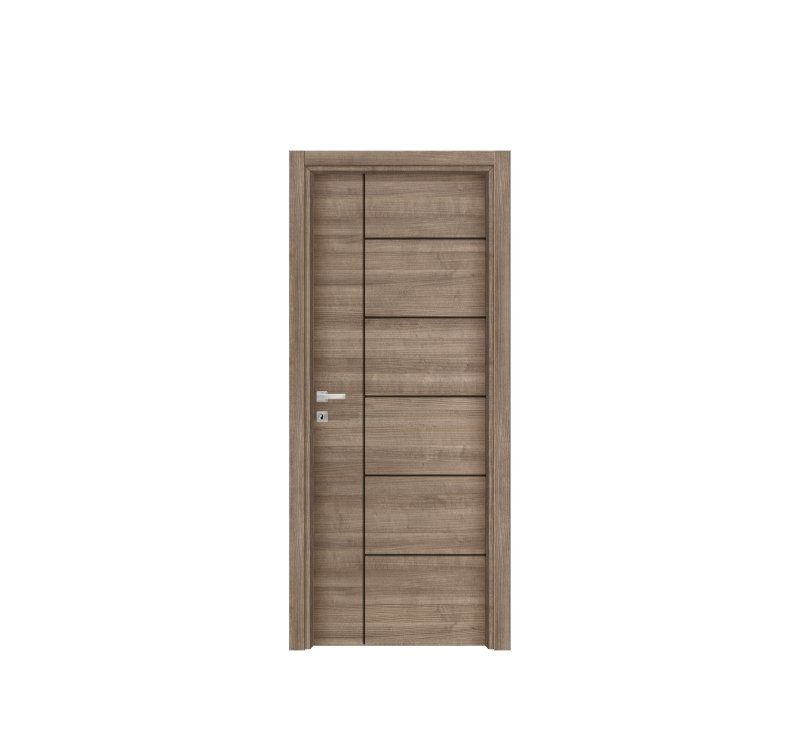 Porta con geometria incisa