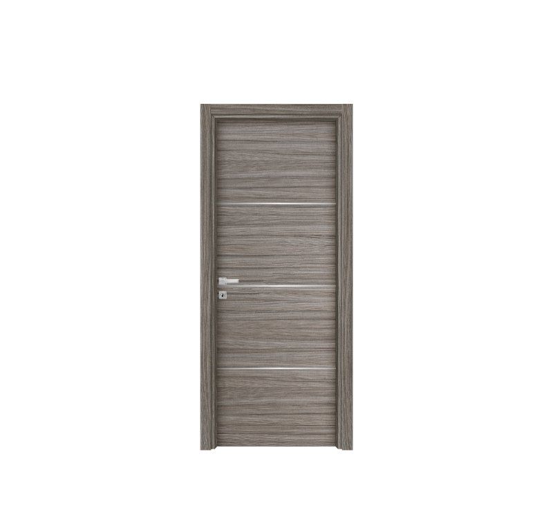 Porta grigia laccata