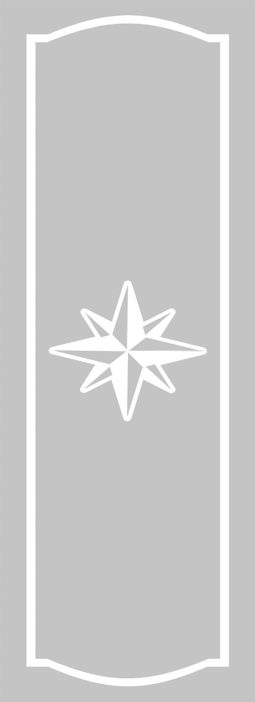 Decorazione rosa dei venti porta