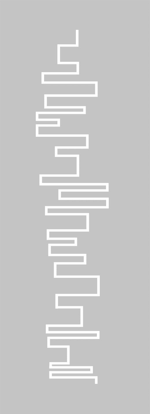 Decorazione porta con linea