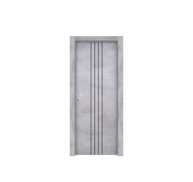 Porta con linee incise