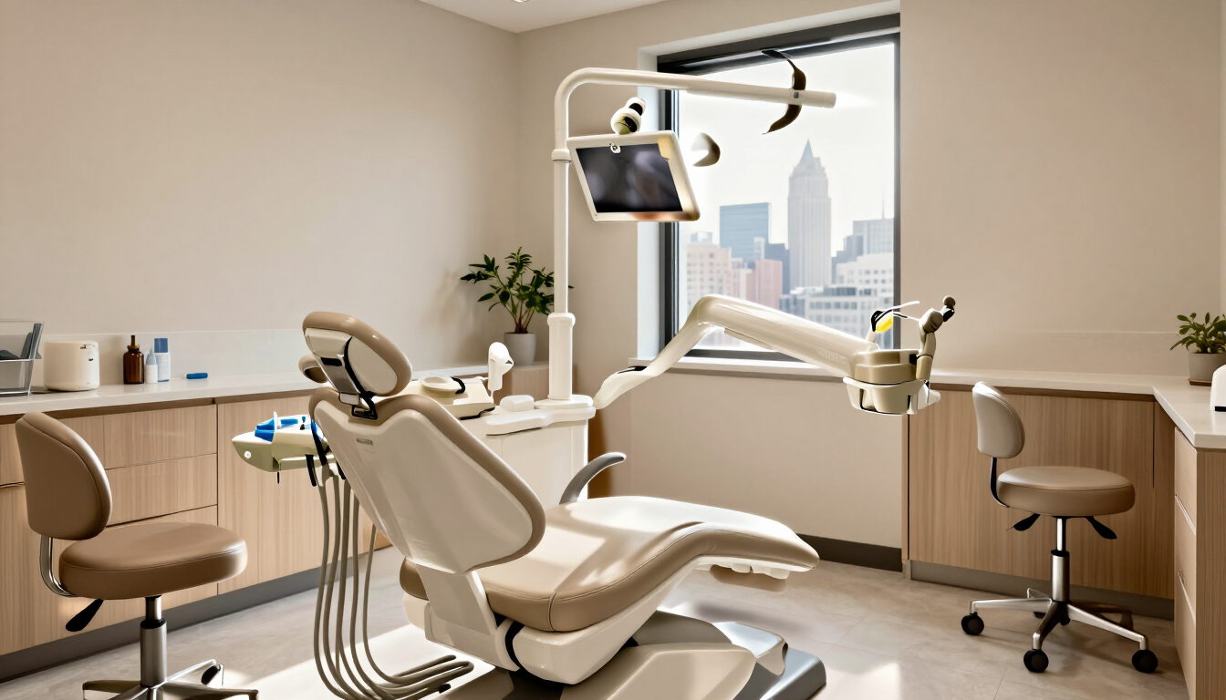 Dental anxiety NYC patient feeling calm in a welcoming dentist office