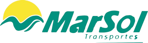 Un logotipo azul y amarillo para Marsol Transports.