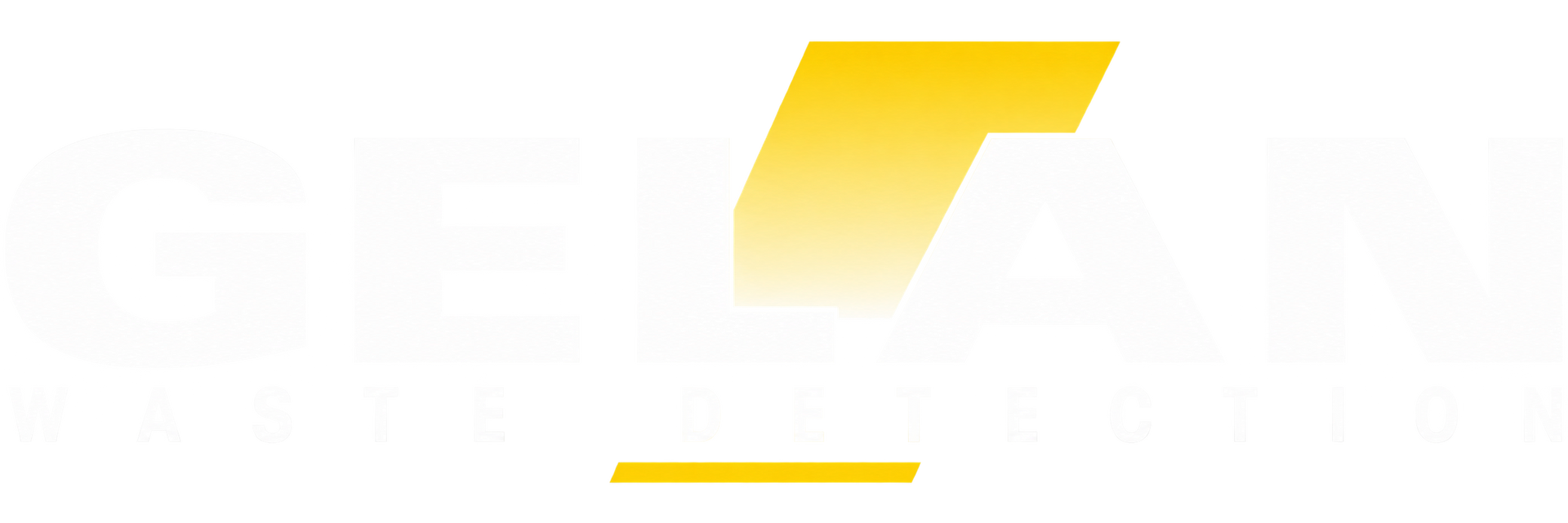 Minimalist yellow geometric logo on a white background