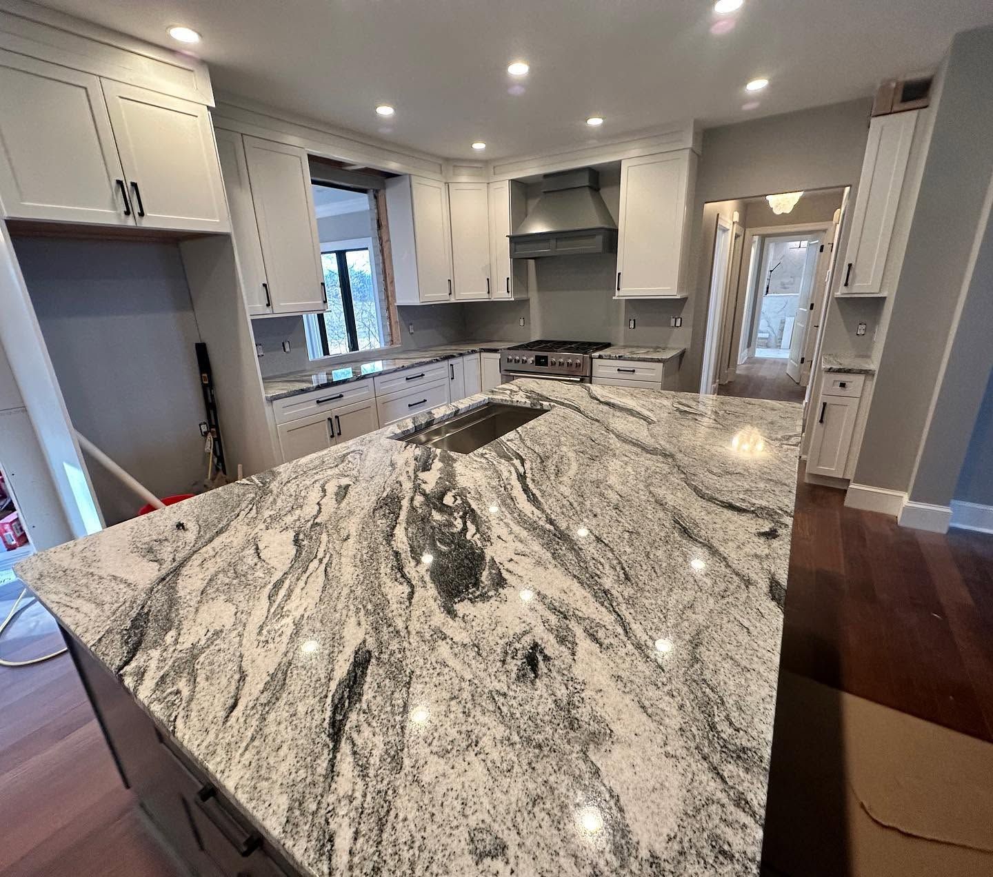 Contemporary Transitional Kitchen Remodel by Stoneworks Fabrication project photo