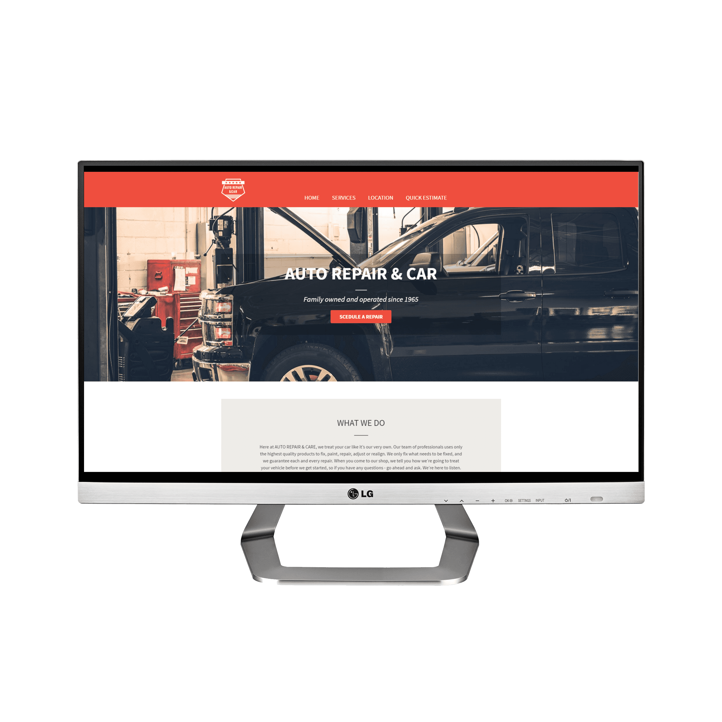 Auto Repair Desktop View