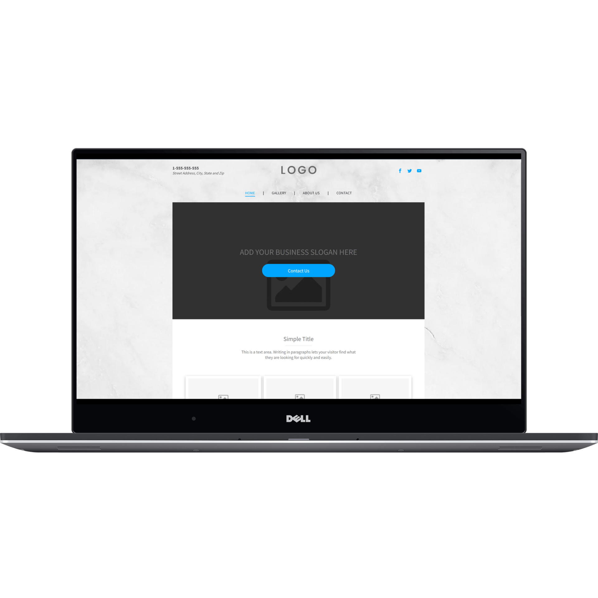 Blank Desktop View