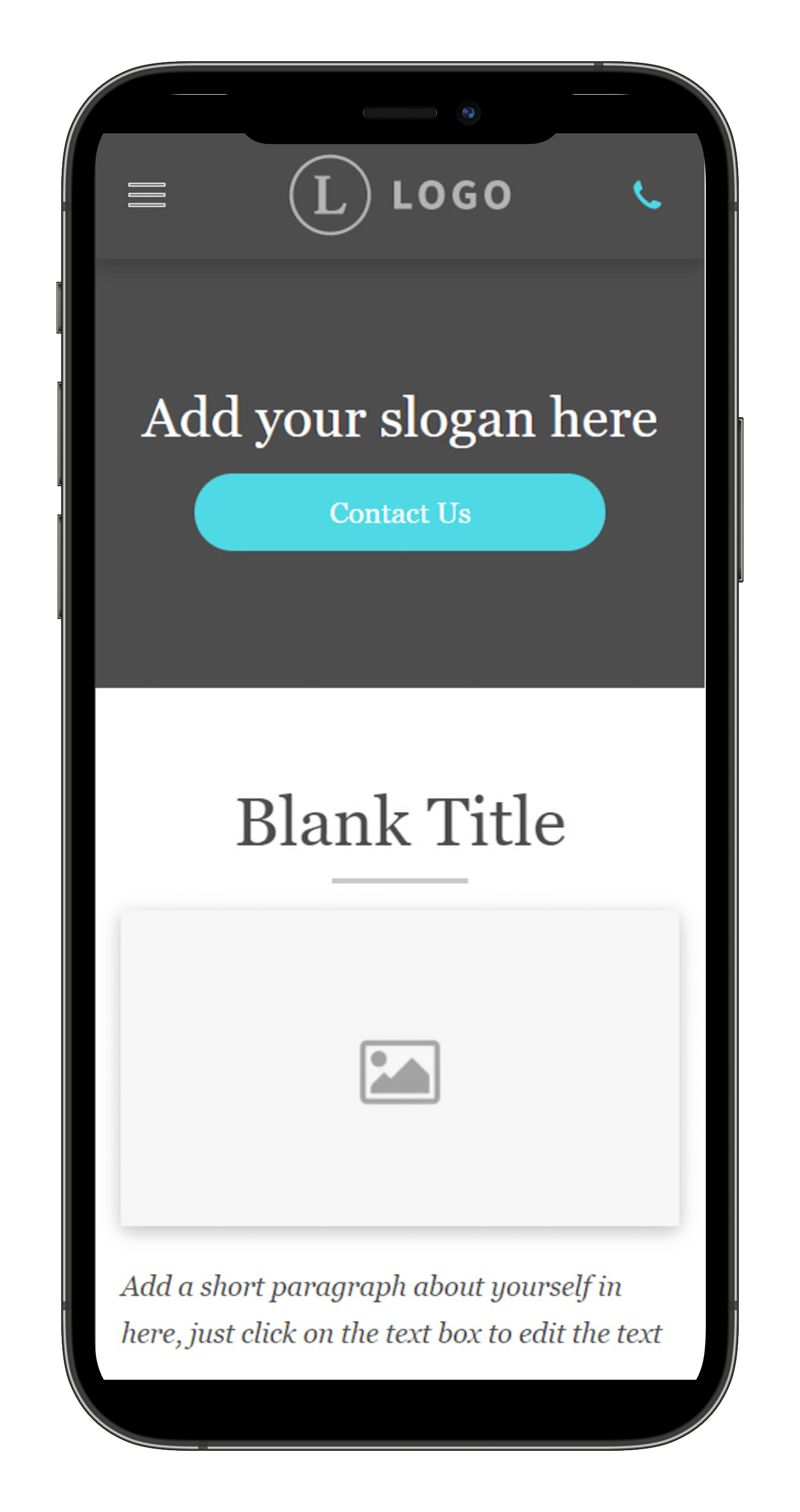 Blank Row Mobile View