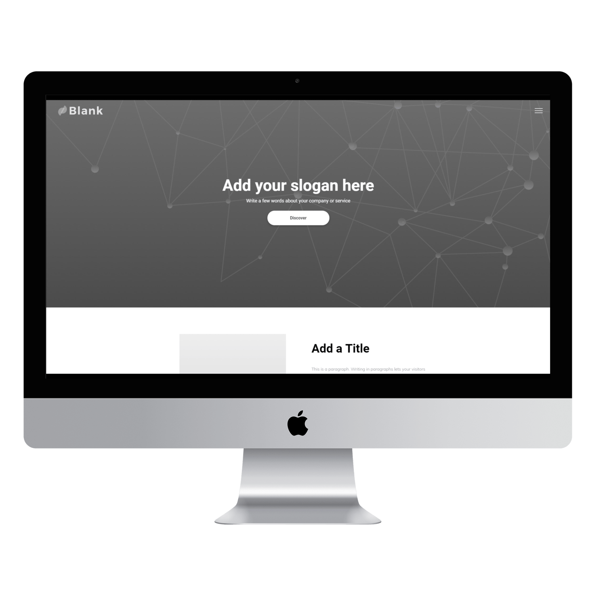 Blank Expandable Desktop View