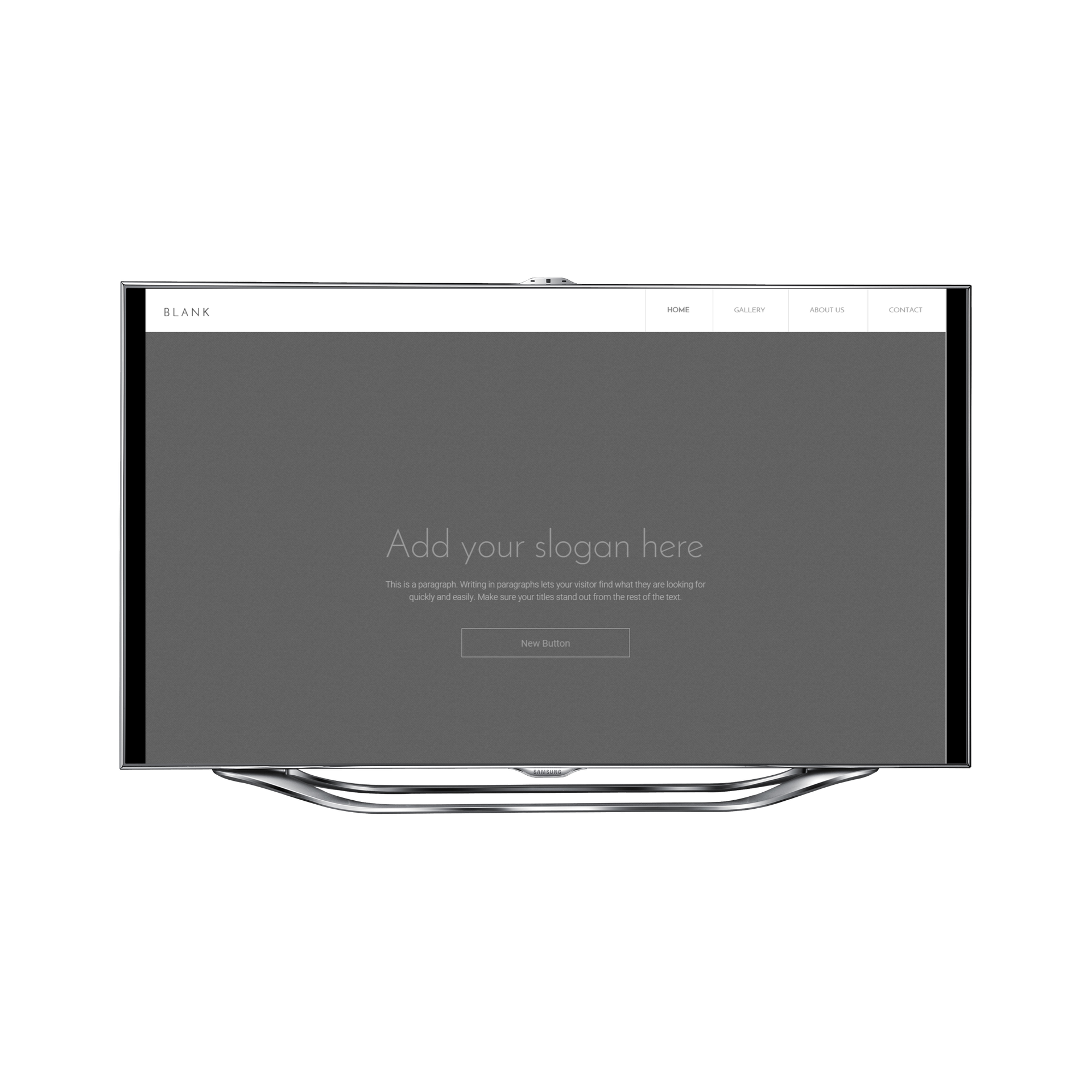 Blank Parallax Desktop View